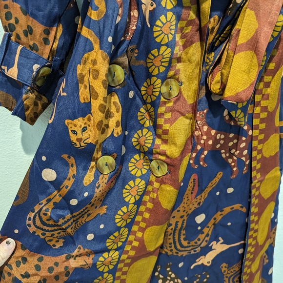 Farm Rio Animal Sky Navy Trench - Picture 4 of 7